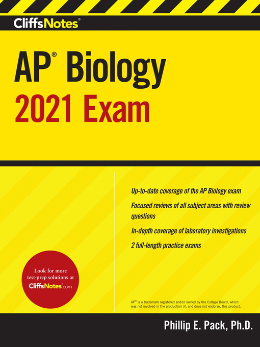 Title details for CliffsNotes AP Biology 2021 Exam by Phillip E. Pack - Available